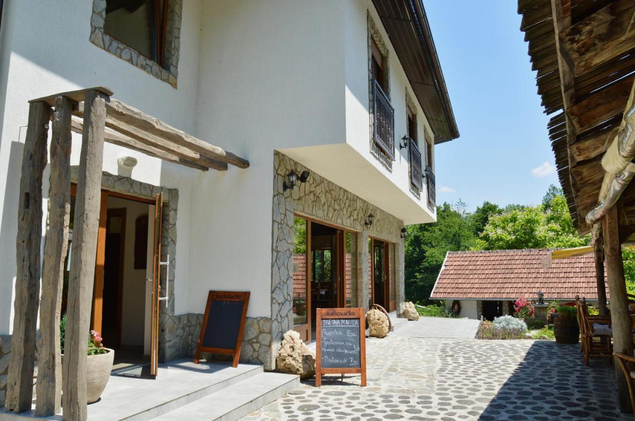 Motel Konoba Slapovi Jajce Exterior foto